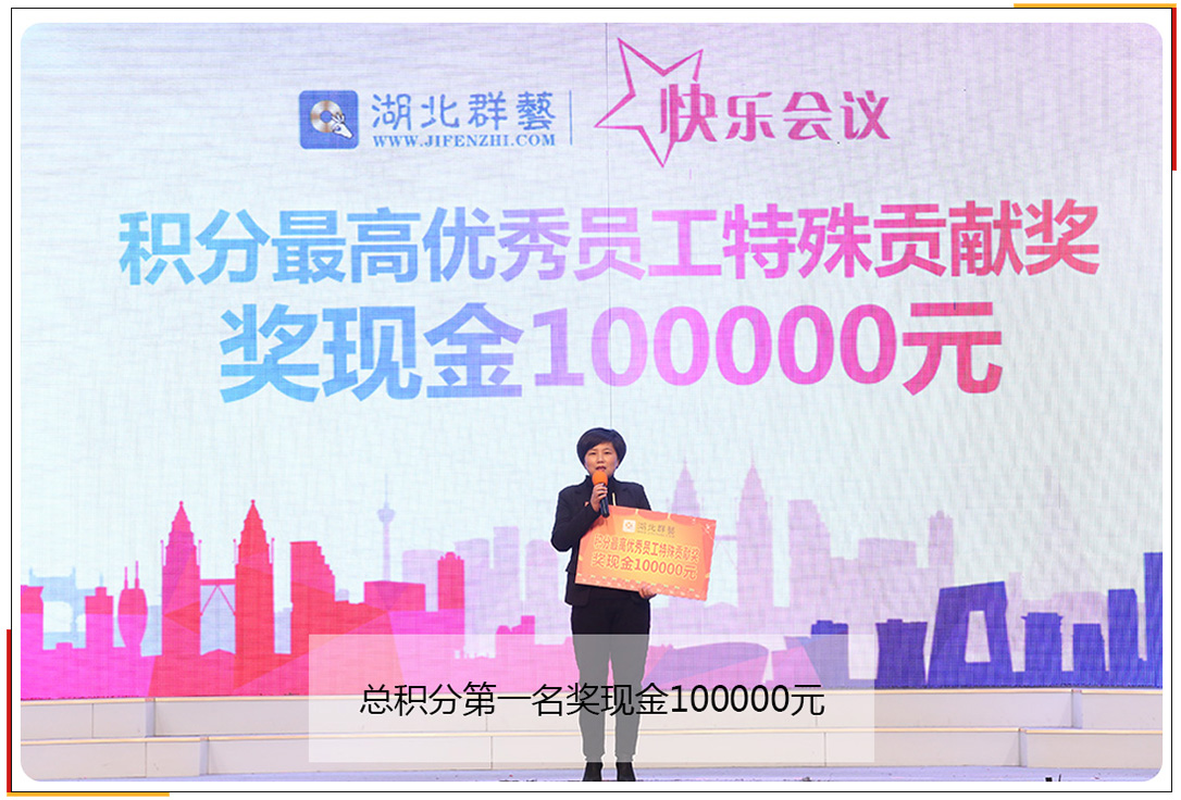 总积分第一名将现金100000元——湖北群艺第209期积分制管理培训班